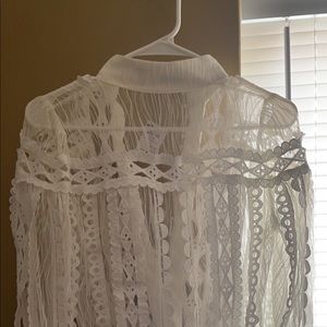White lace bodysuit size S